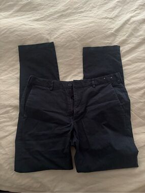NET Men's Navy Chino Pants